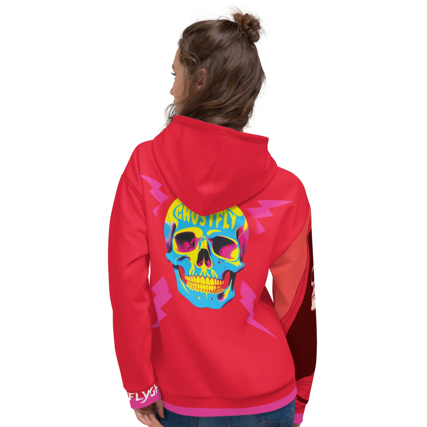 Red Skullian - All Over Print Hoodie