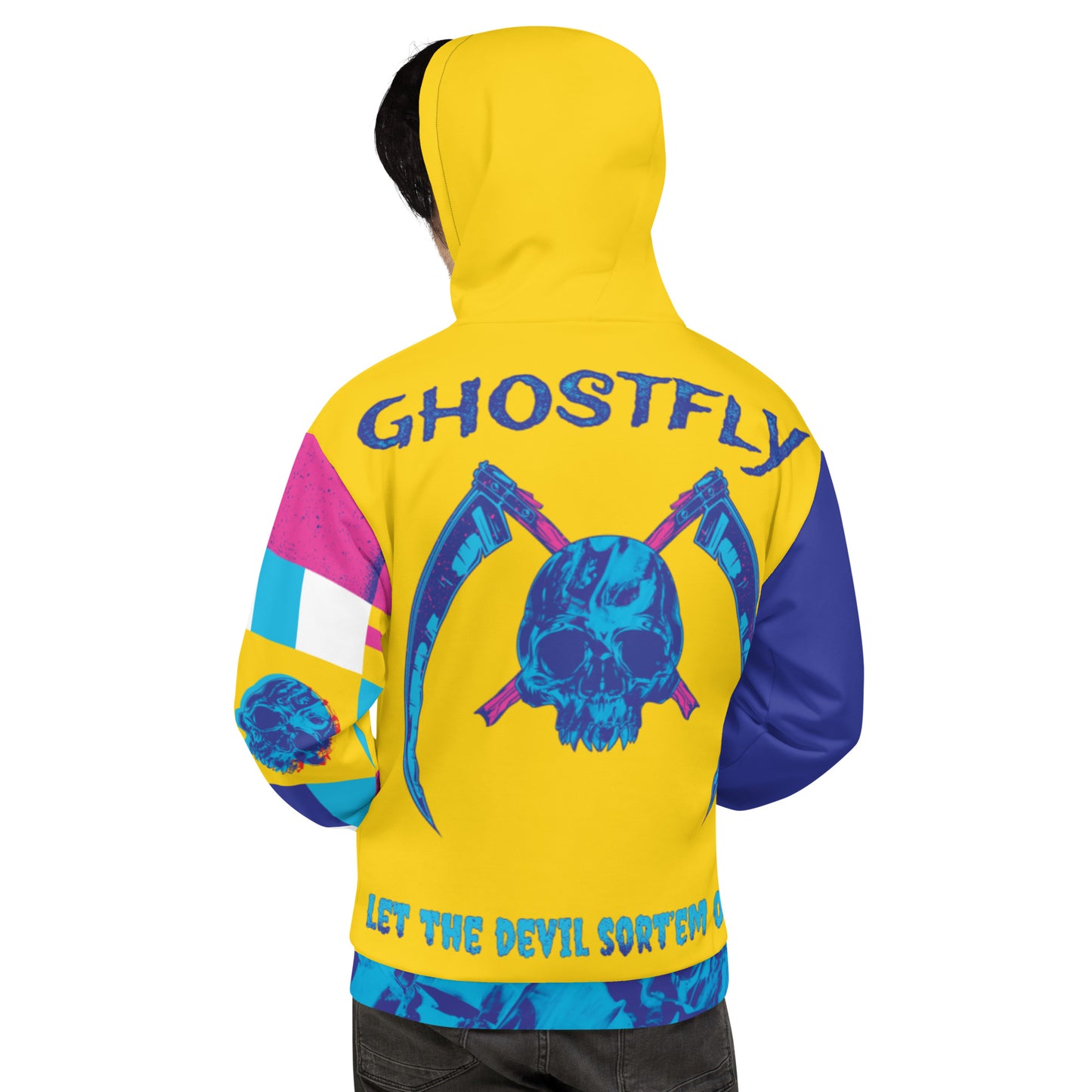 Blue Smoke - All Over Print Hoodie