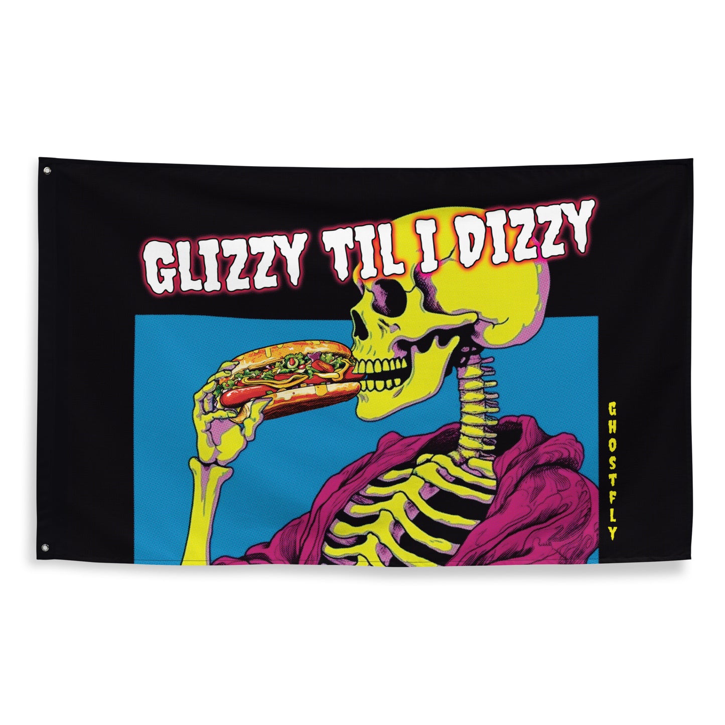 Glizzy Skull Flag