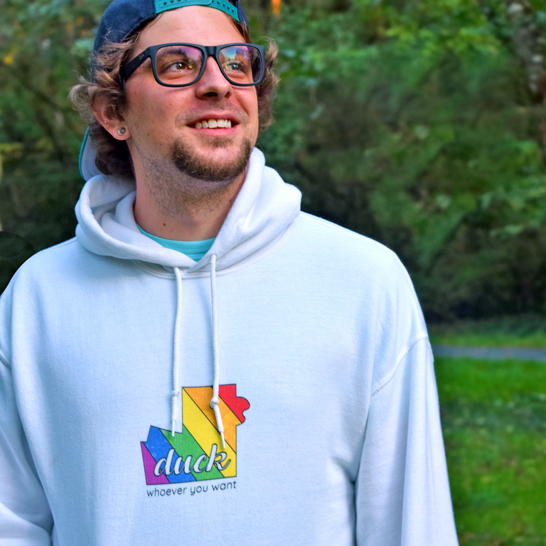 Duck Whoever You Want - Oversized heavyweight hoodie